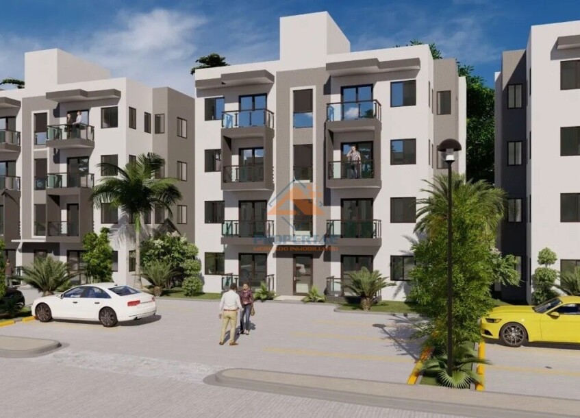 Apartamento de venta en "Residencial Los Palmares" Villa González, Santiago-1