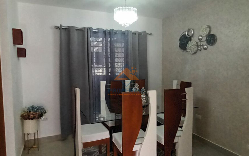 Apartamento amueblado de renta en los Llanos de Gurabo, Santiago-3