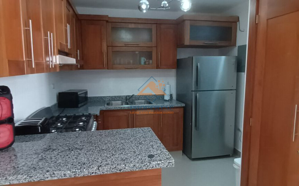 Apartamento amueblado de renta en los Llanos de Gurabo, Santiago-2