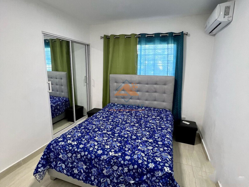 Apartamento amueblado de renta en Licey al medio-0